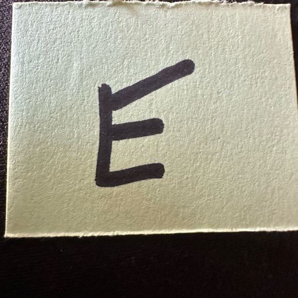 dh New York Braided V-Neck Cropped Sweater Tan Camel Ribbed Knit M/L - Picture 9 of 9